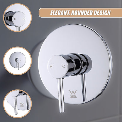 Shower Bath Mixer Tap Bathroom WATERMARK Approved - Chrome