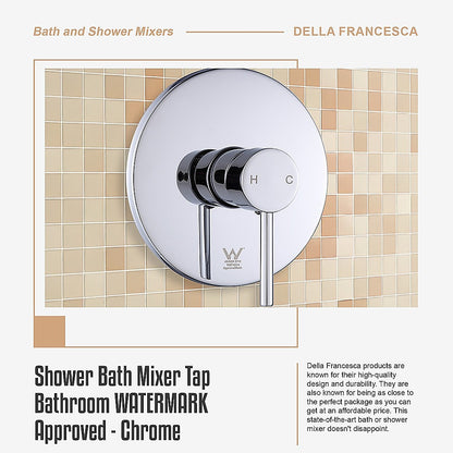 Shower Bath Mixer Tap Bathroom WATERMARK Approved - Chrome