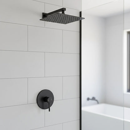 Shower Bath Mixer Tap Bathroom Electroplated Matte Black