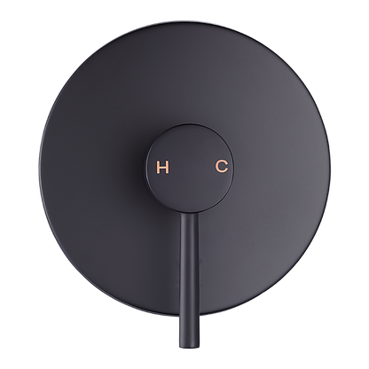 Shower Bath Mixer Tap Bathroom Electroplated Matte Black