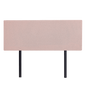 Linen Fabric Queen Bed Deluxe Headboard Bedhead - Pale Pink