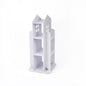 Rotating Bookcase Bookshelf Kid's Book Organiser Rack Wooden Castle Display Shelf