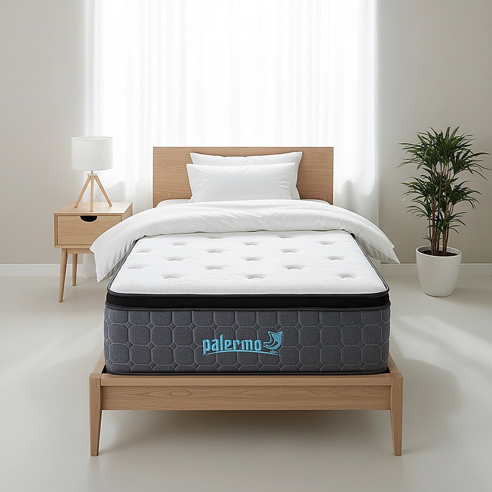Single Euro Top Pocket Spring Mattress – Motion Isolation Comfort with CertiPUR-US® Certified Foam Layers