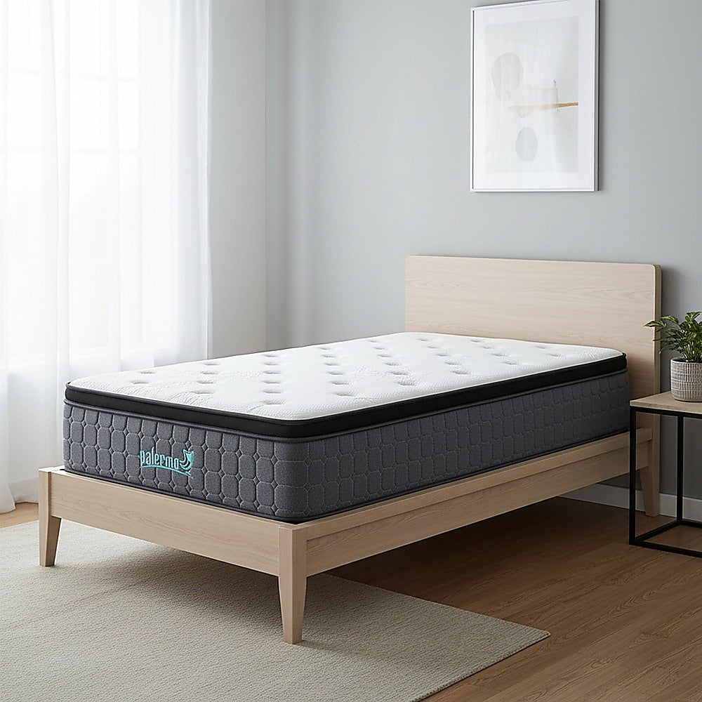 Single Euro Top Pocket Spring Mattress – Motion Isolation Comfort with CertiPUR-US® Certified Foam Layers