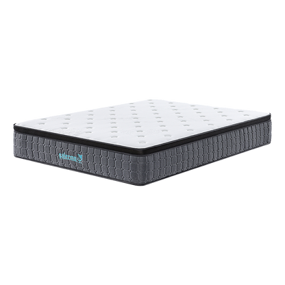 Mattress King Euro Top Pocket Spring Motion Isolation CertiPUR-US Certified