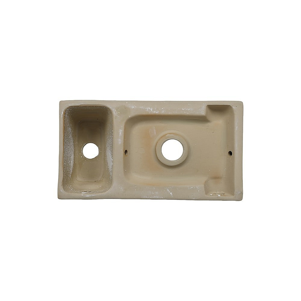Small Compact Bathroom Cloakroom Hand Wash Basin Sink Ceramic Wall Hung