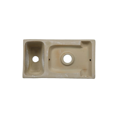 Small Compact Bathroom Cloakroom Hand Wash Basin Sink Ceramic Wall Hung