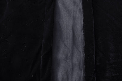 Long Large Velvet Curtains Black 620x270cm with 4m blockout+30 Hook New