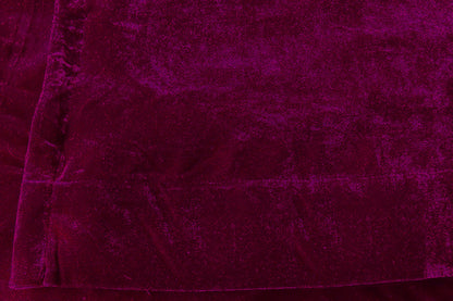 Long 4-Way Stretch Velvet Curtains 600x265cm with 30 hooks Pinch Pleat Burgundy