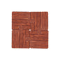 Reddish Brown Natural Black Walnut Wooden Coasters, Heat-Resistant Tea Cup Pads, Puzzle-Shaped Drink Mats, Eco-Friendly Tea Accessories Set