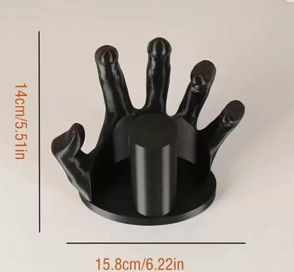 Creative Hand-Shaped Toilet Paper Holder - Unique Wall-Mounted Design