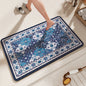 Non-Slip Diatomaceous Earth Bath Mat - Quick-Dry, Durable Toilet Rug 60x90cm