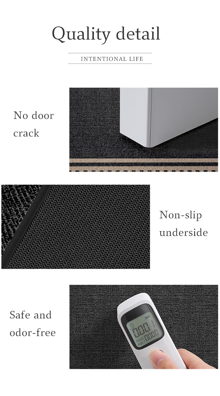 50*80cm Brown Style 6 Geometric Patterns Outdoor Entryway Mat - Non-Slip Welcome Rug for Front Door