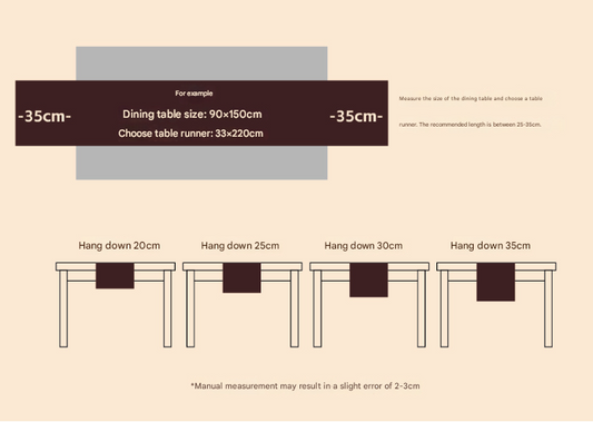Jacquard Black Rabbit American Country Thanksgiving Table Runner - Jacquard Design 33cm x 160cm