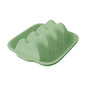 Green Silicone Taco Holder Tray - Creative Non-Slip Corn Taco Serving Rack with 4 Compartments