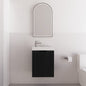 450*250*550mm Vienna Matt Black Wall Hung Mini Vanity