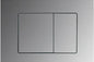 R&T Standard Cisterns Push Plates - Square Brushed Nickel